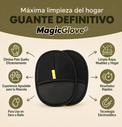 Elimina pelos en segundos, sin ensuciar tu casa con MagicGlove™